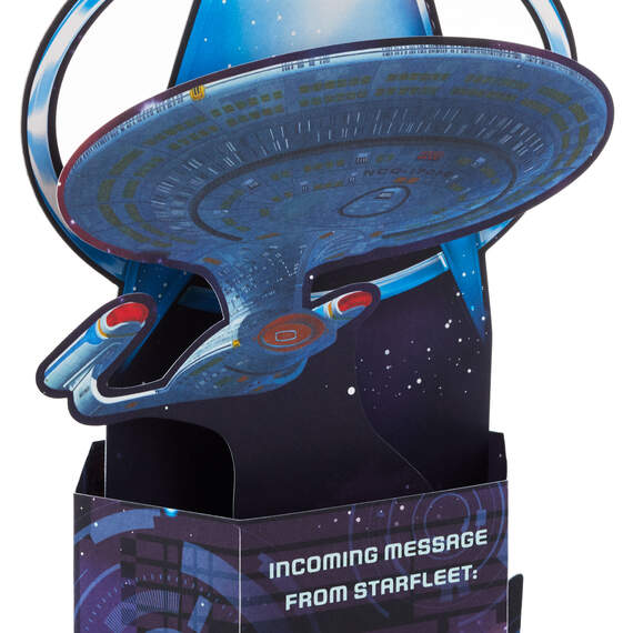 Star Trek™ Starfleet Incoming Message 3D Pop-Up Card, , large image number 4