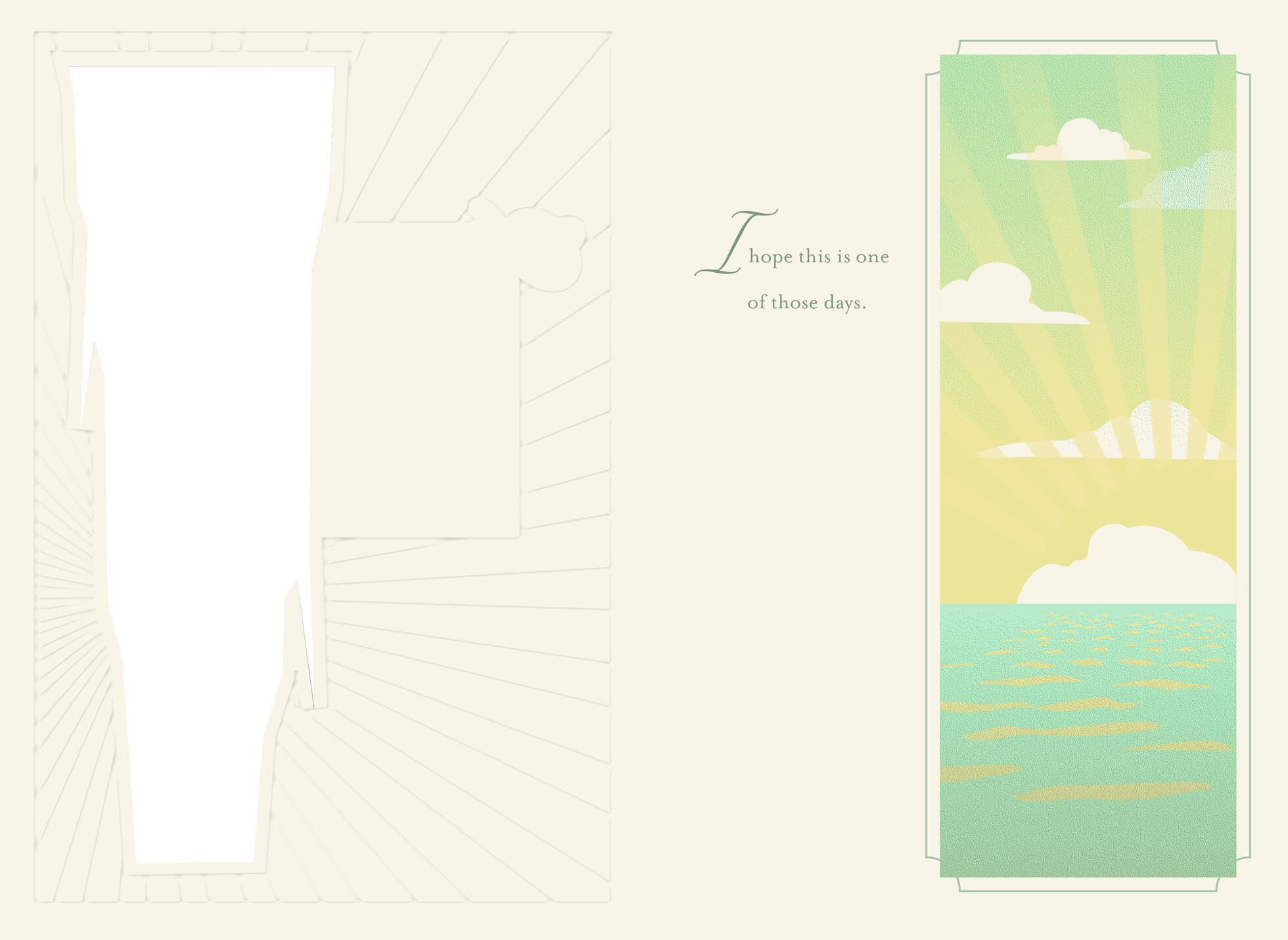 Light Through the Clouds Encouragement Card