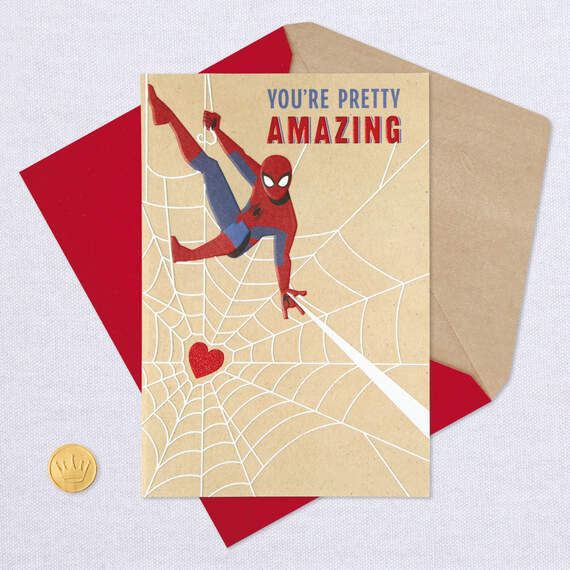 Marvel Spider-Man You're Amazing Valentine's Day Card, , large image number 5