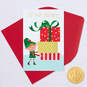 3.25" Mini Elf With Presents Christmas Card, , large image number 5