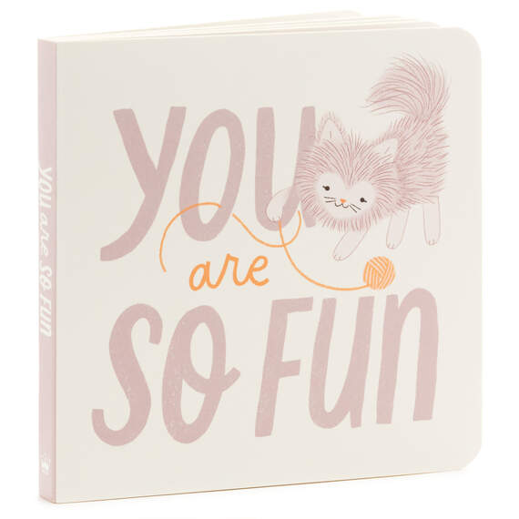 MopTops Furry Cat Stuffed Animal With You Are So Fun Board Book, , large image number 4