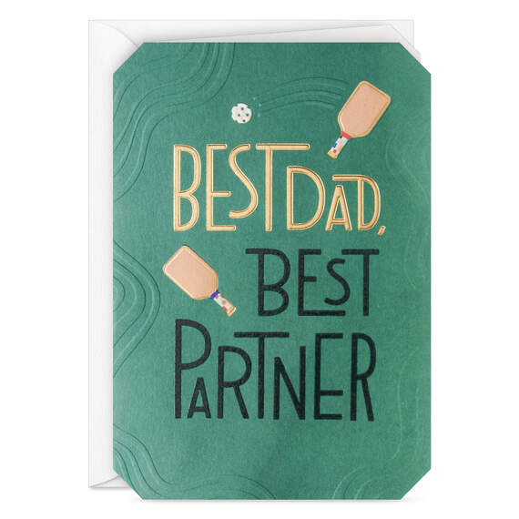 Best Dad, Best Partner Father's Day Card for Husband