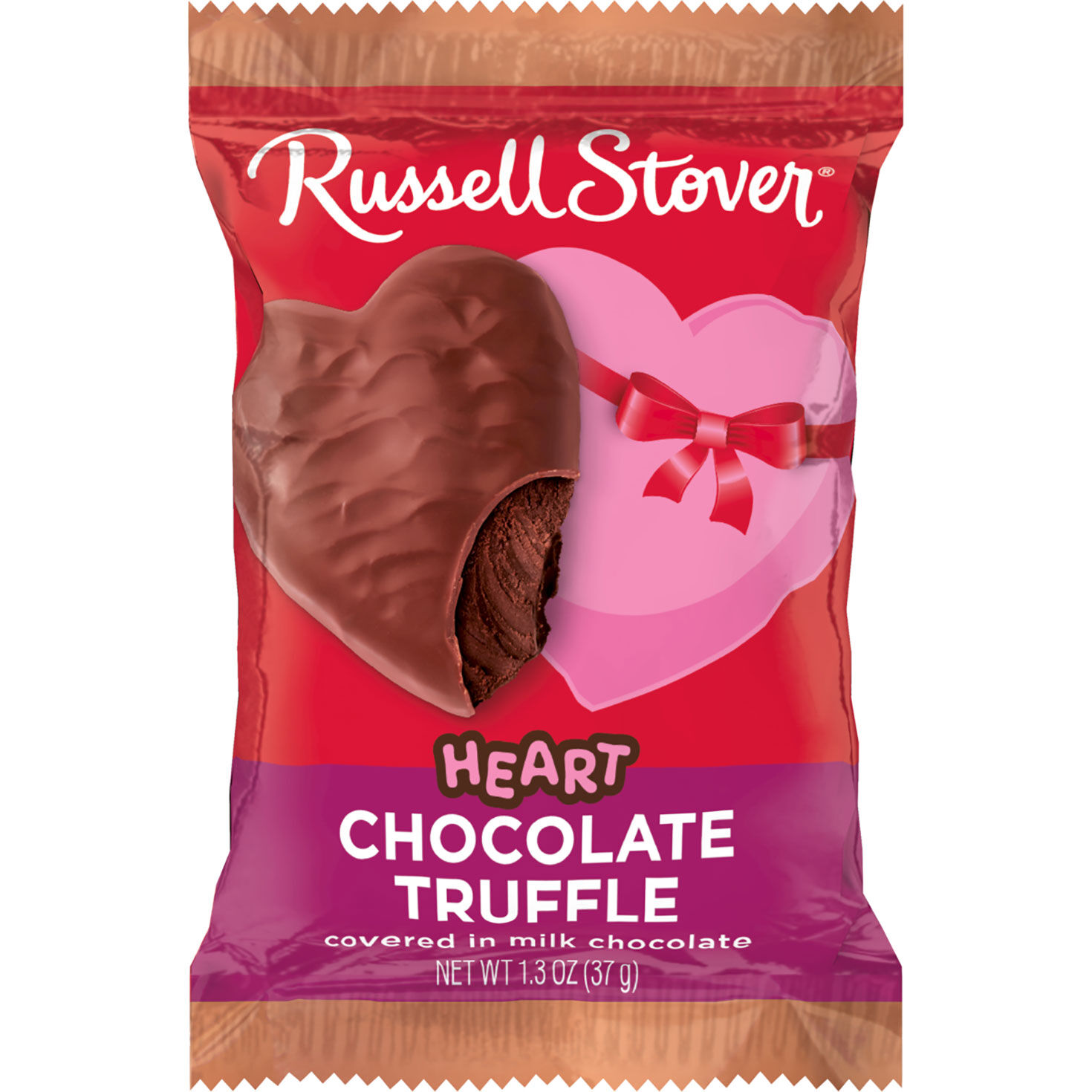Russell Stover Milk Chocolate Truffle Heart, 1.3 oz.