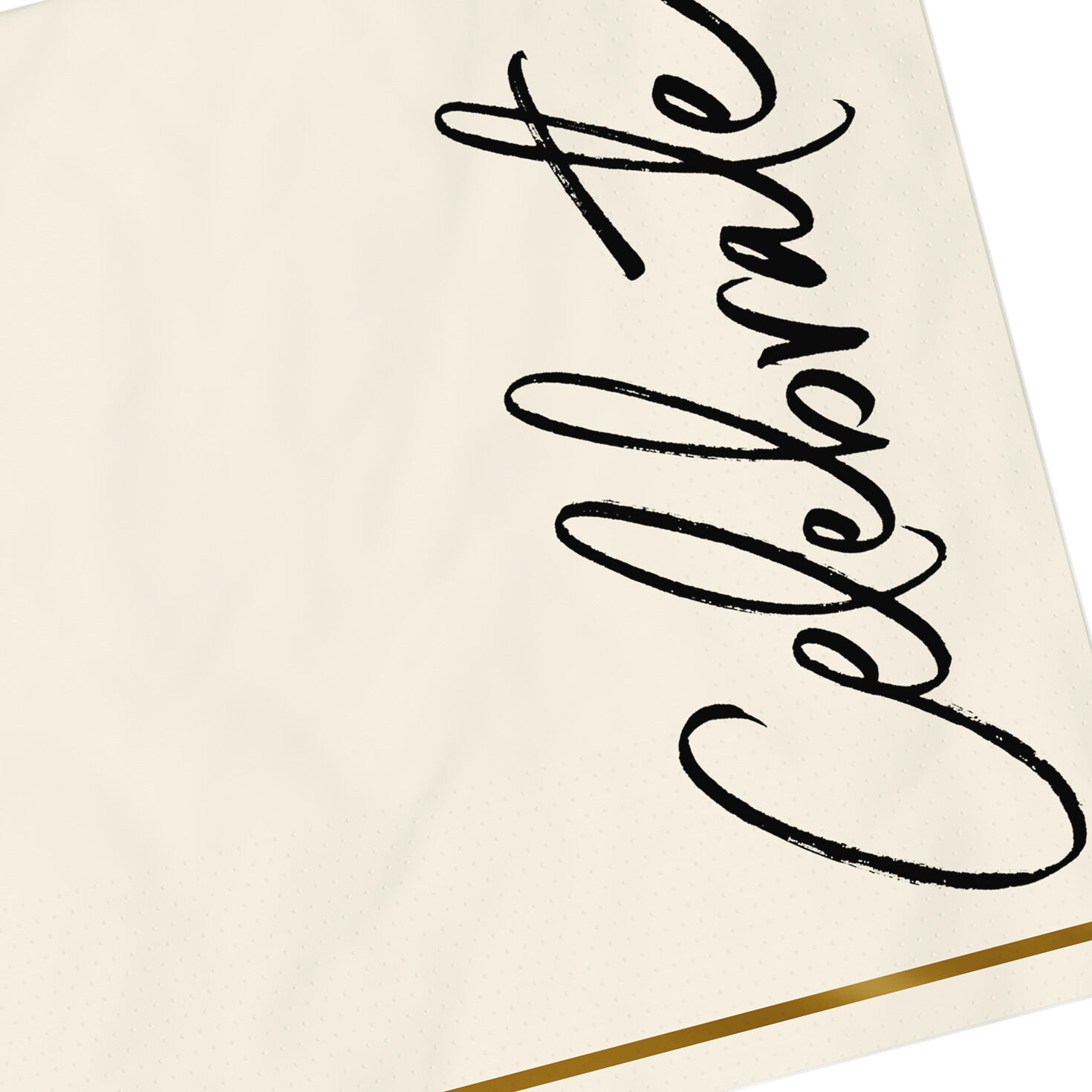 "Celebrate" Brushstroke Script Cocktail Napkins, Set of 16, , large image number 4