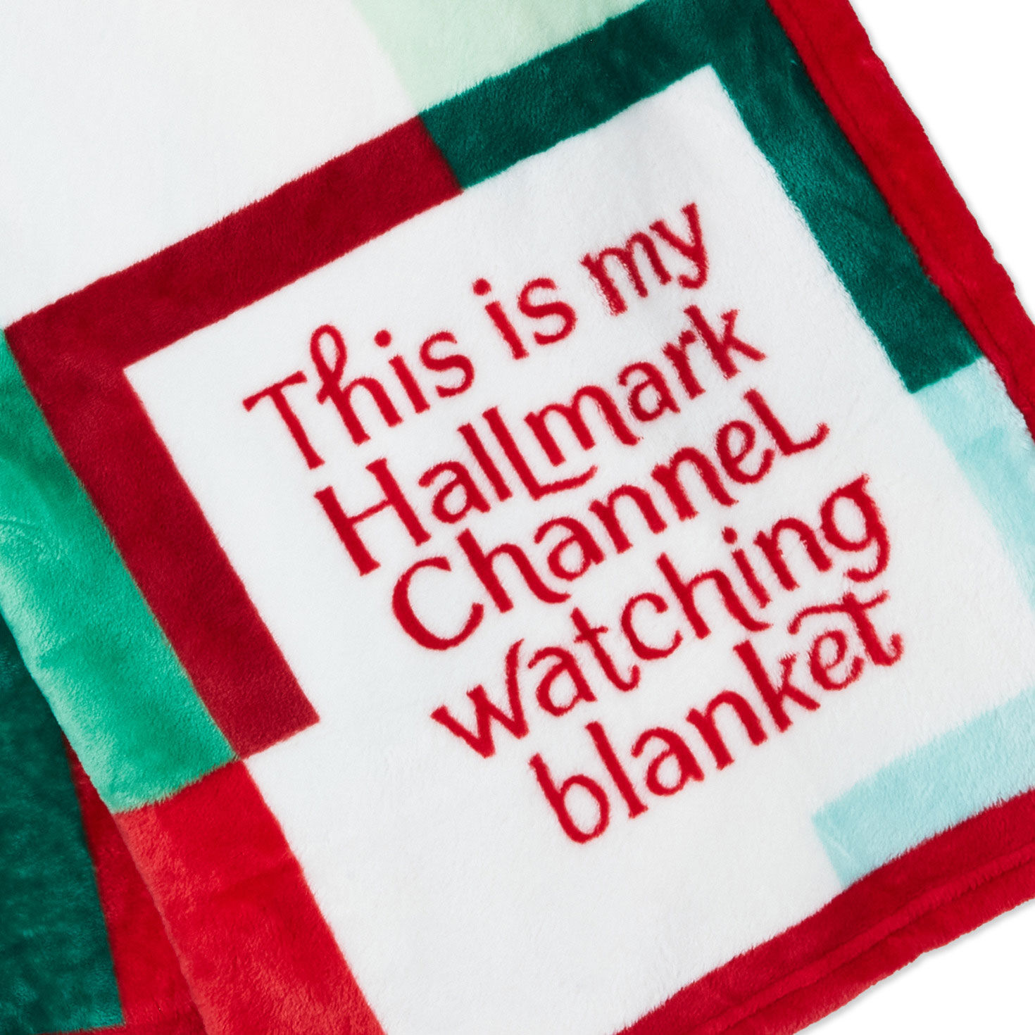 Hallmark Channel Watching Plaid Blanket 50x60 Pillows Blankets Hallmark
