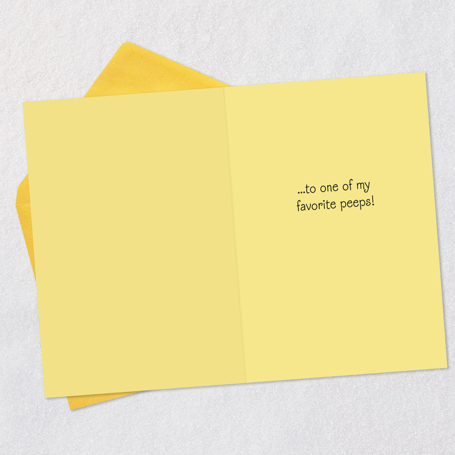 You're One of My Favorite Peeps Easter Card, , large image number 3