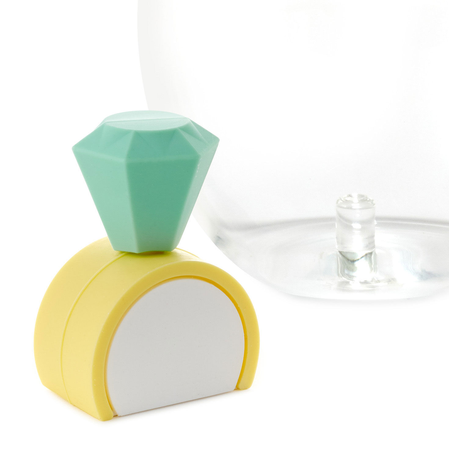 Charmers Diamond Ring Silicone Charm, 1.8" H, , large image number 2