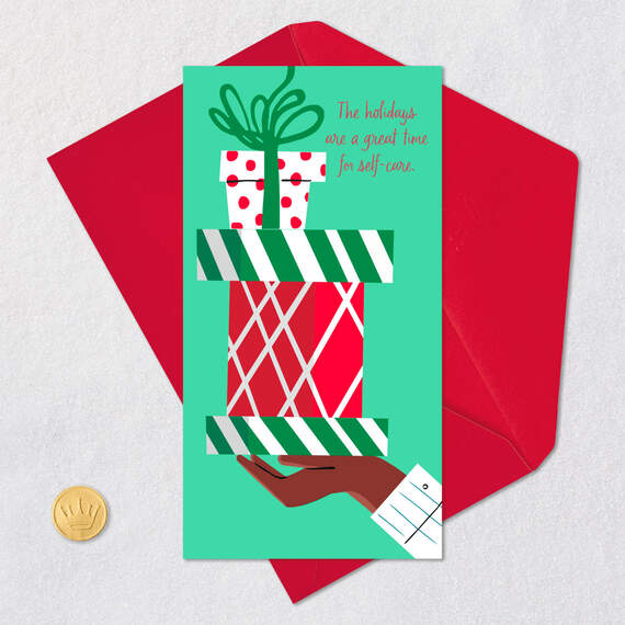 Shopping Is Self-Care Money Holder Christmas Card, , large image number 5