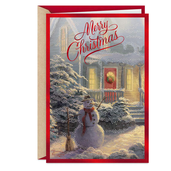 Thomas Kinkade Comfort and Joy Christmas Card