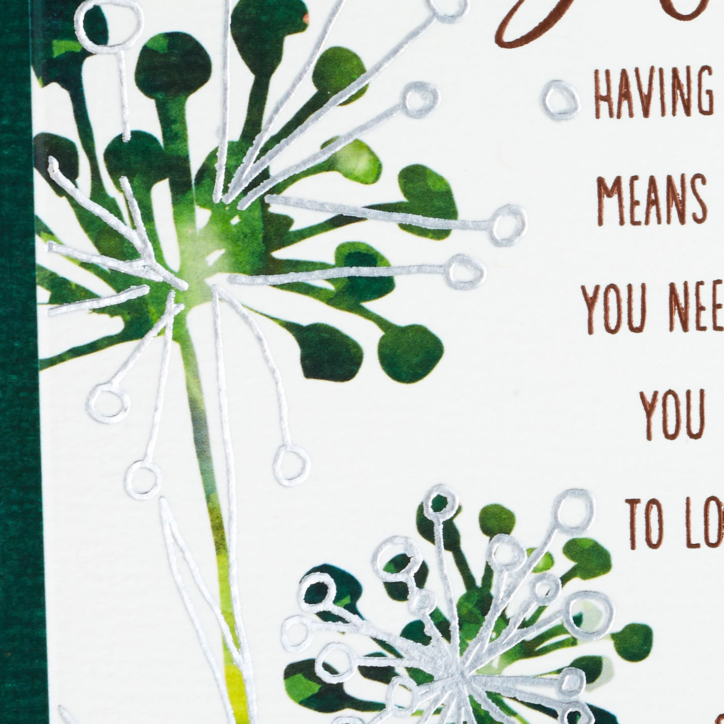 Two Modern Flowers Birthday Card for Brother Card Front Detail image number 5