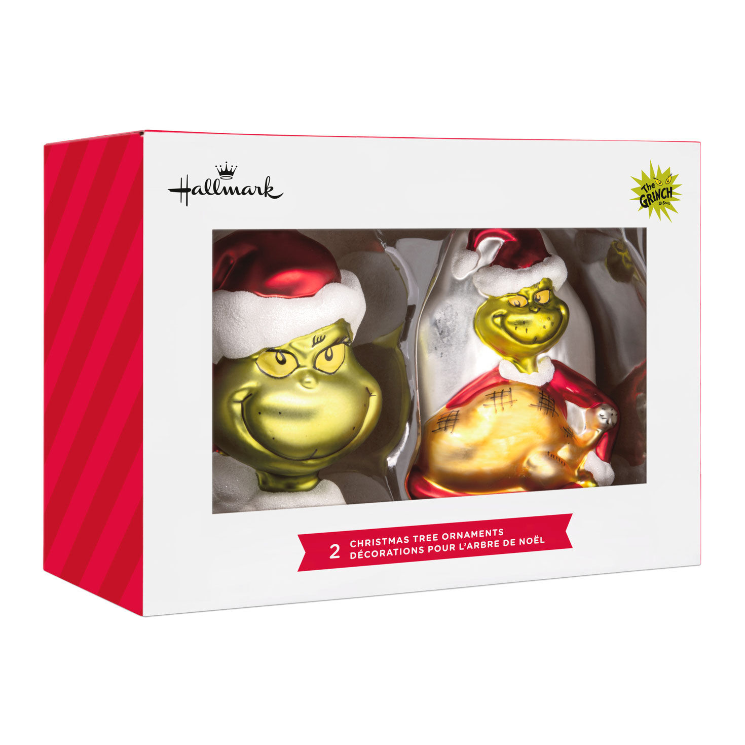 Two Grinch Christmas Ornaments  image number 3