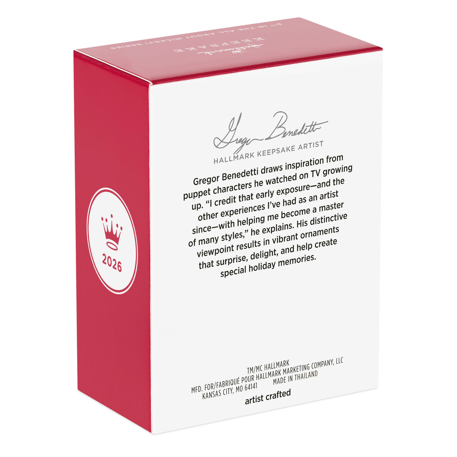 Astronaut Mickey Keepsake Ornament  image number 8