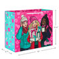 Barbie and Friends Hot Pink Large Holiday Gift Bag measurement image number 3