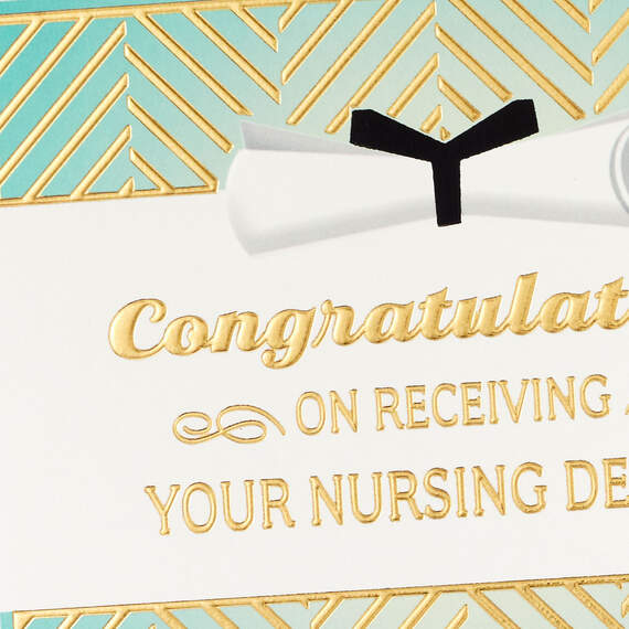 Your Kindness and Caring Nursing School Graduation Card, , large image number 4