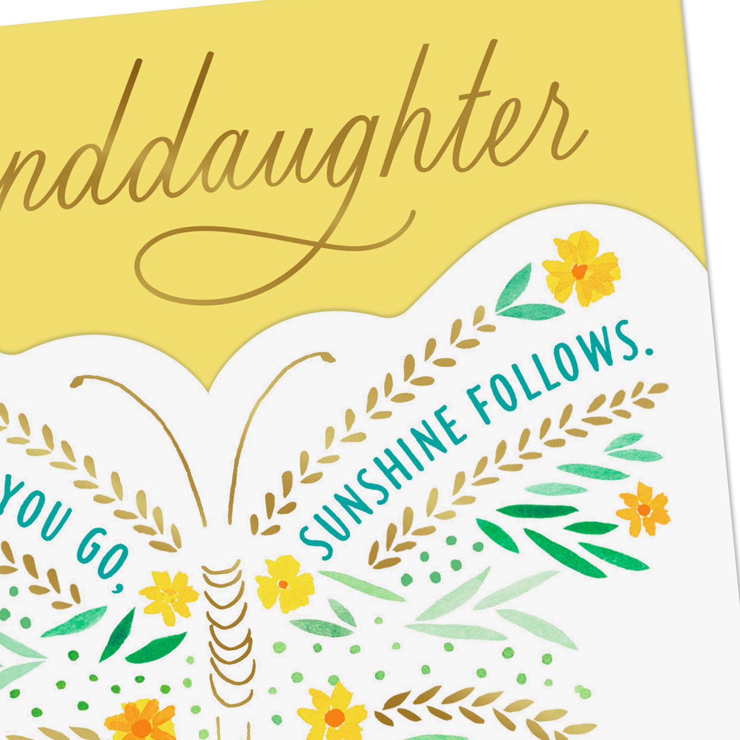 Sunshine Follows You Easter Card for Granddaughter, , large image number 4