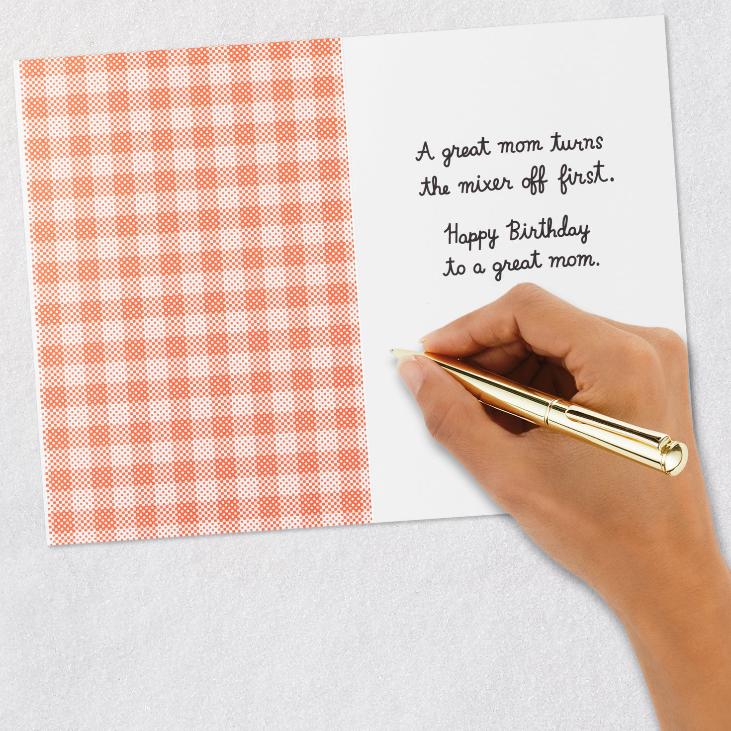 Stand Mixer Funny Mom Birthday Card Signing card image number 6