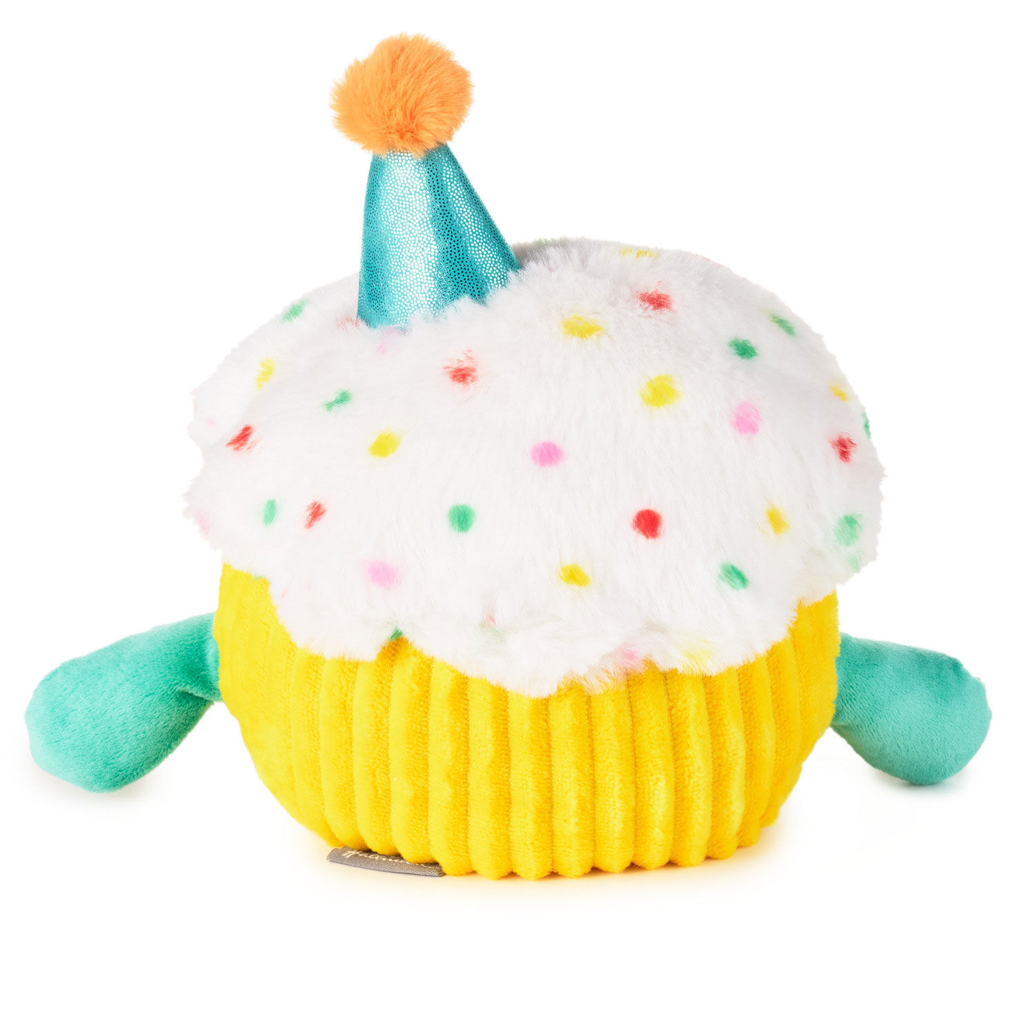 Plush Cupcake and Sound Book Birthday Gift Set plush back image number 3