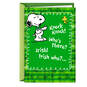 Peanuts® Snoopy Knock-Knock Joke Funny St. Patrick's Day Card, , large image number 1
