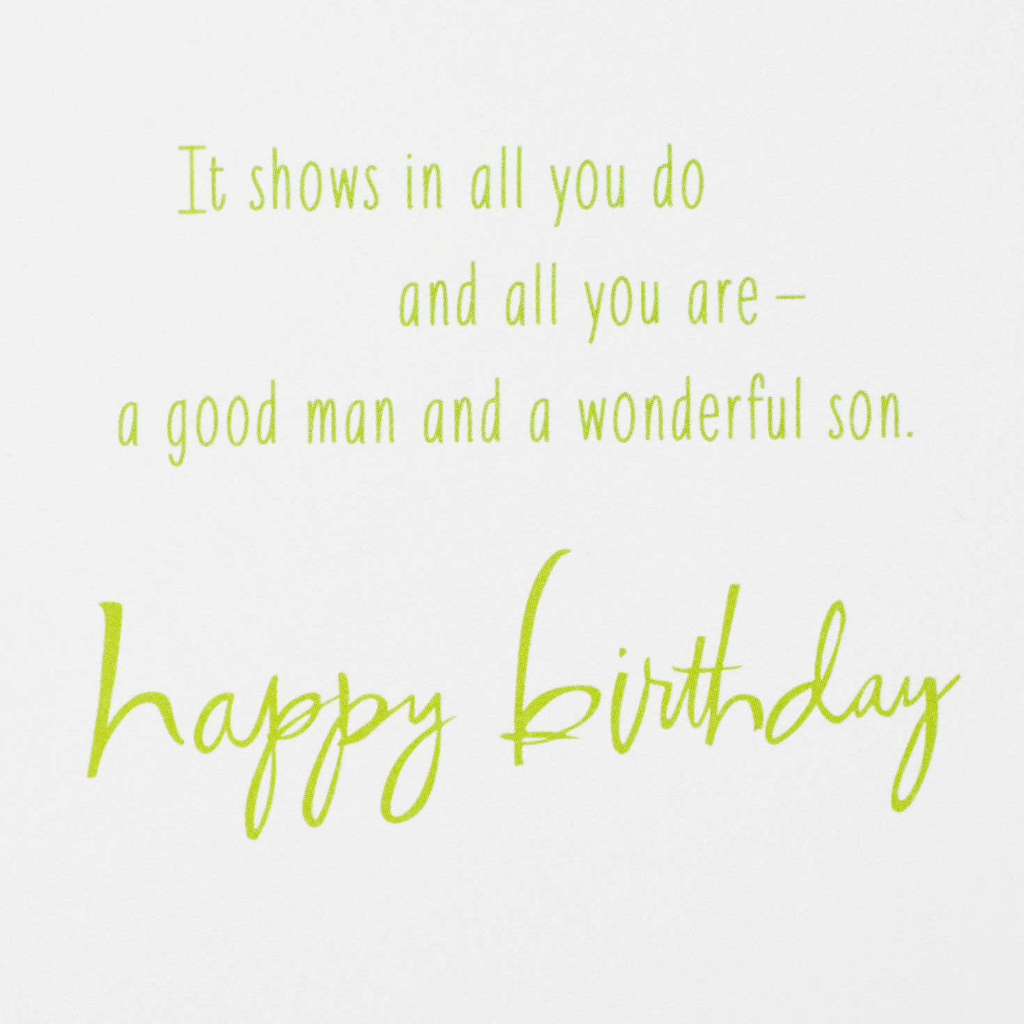 You're a Good Man Birthday Card for Son, , large image number 3