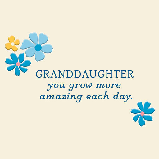 You Grow More Amazing Easter Card for Granddaughter, 