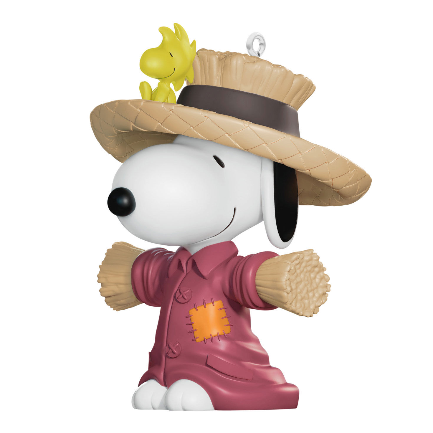 Mini The Peanuts® Gang Scarecrow Snoopy Ornament, 1.25"