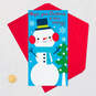 Very Merry Snowman Money Holder Christmas Card, , large image number 6