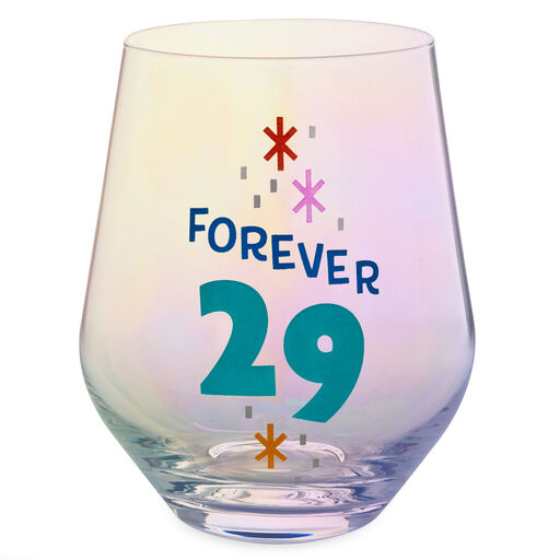 Forever 29 Stemless Wine Glass, 16 oz., 