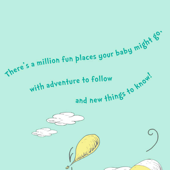 Dr. Seuss™ Oh, the Places They'll Go! New Baby Card, , large image number 2