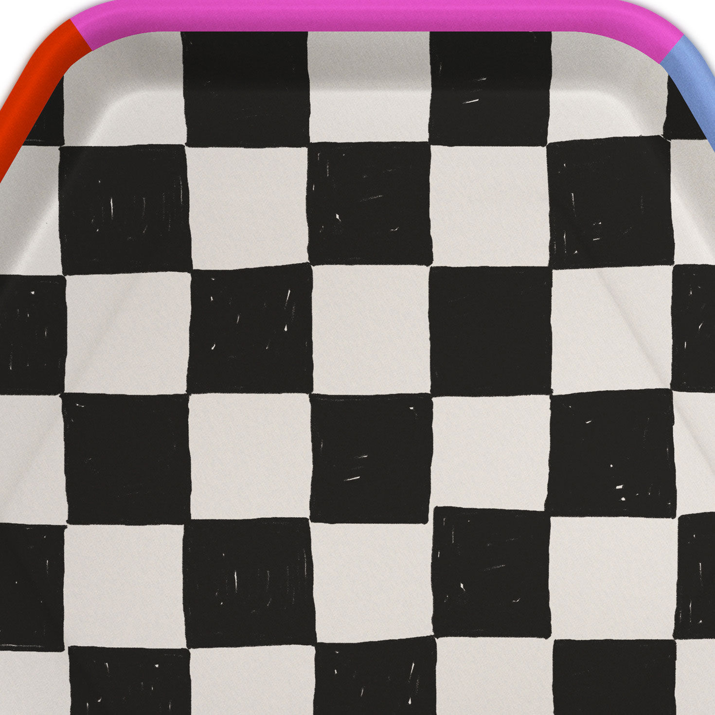 Black and White Checkered Hexagonal Dessert Plates, Pack of 8 for only USD 4.99 | Hallmark