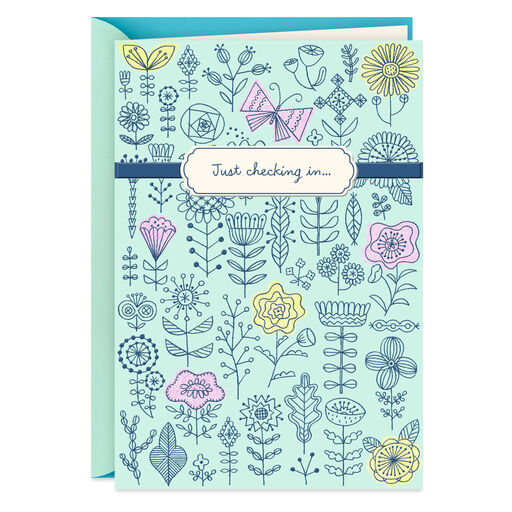 Just Checking In Religious Get Well Card, 