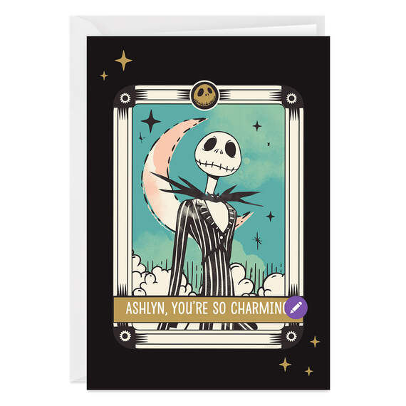 Personalized Disney Tim Burton's The Nightmare Before Christmas Card, , large image number 6