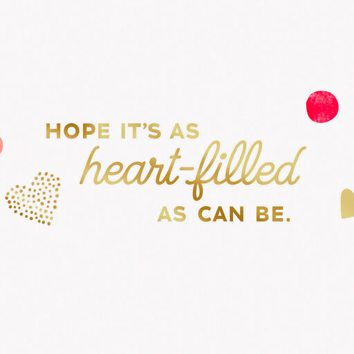 Happy and Heart-Filled Video Greeting Valentine's Day Card, 