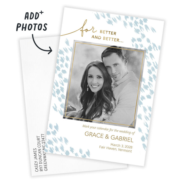 For Better and Better Save the Date, , large image number 2