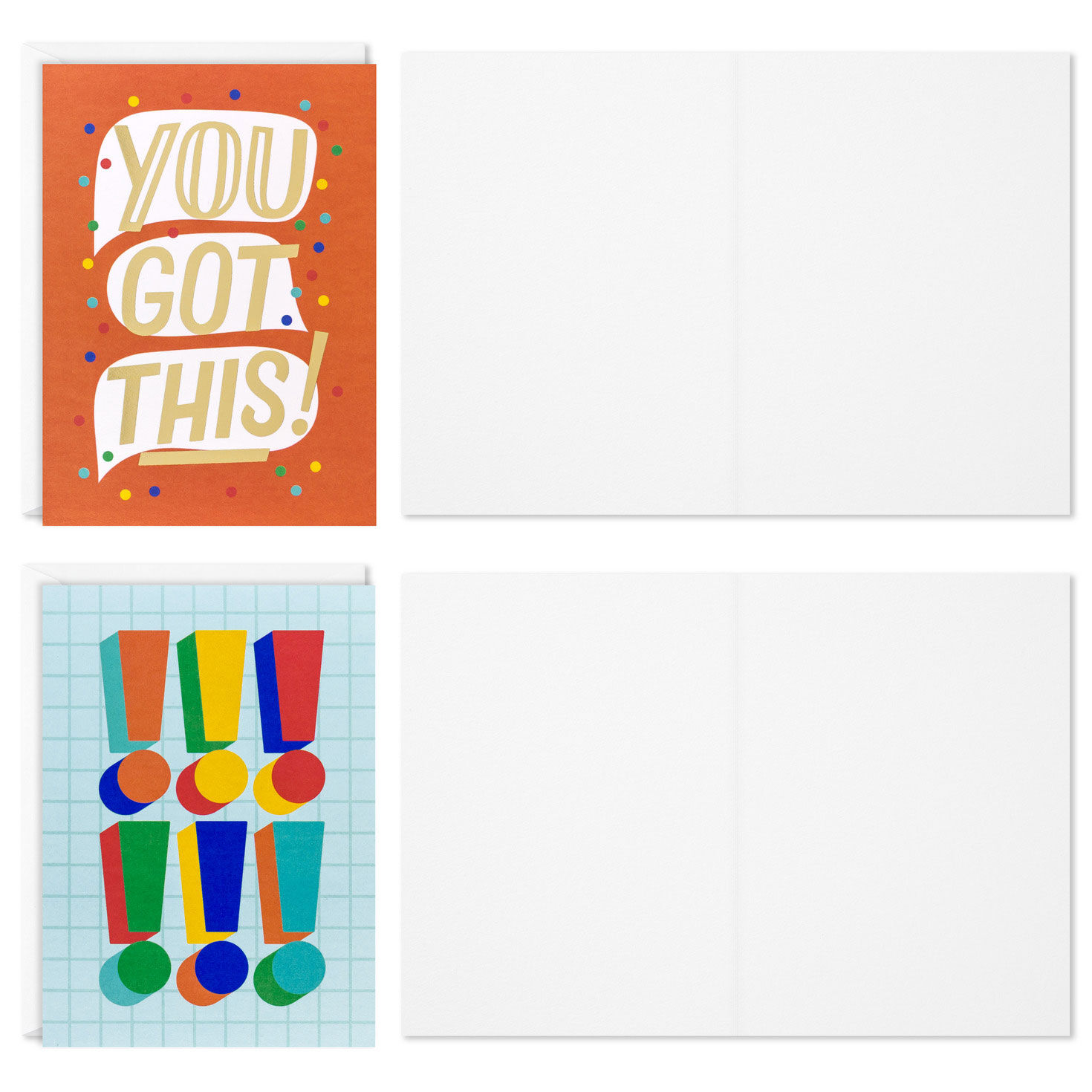 Colorful Blank Note Cards Assortment for Kids card front with sentiment image number 3