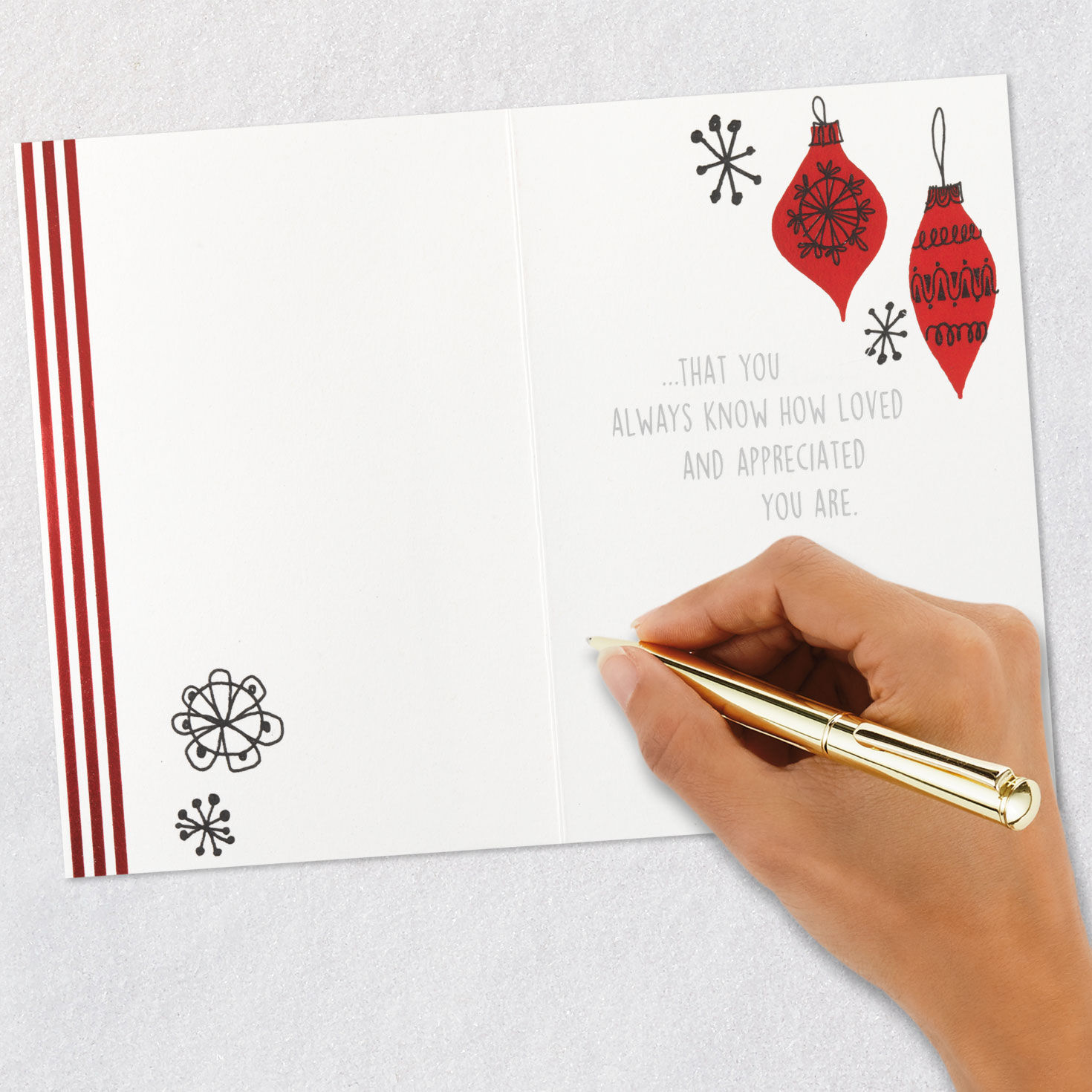 Loved and Appreciated Christmas Card for Dad From Us for only USD 5.59 | Hallmark