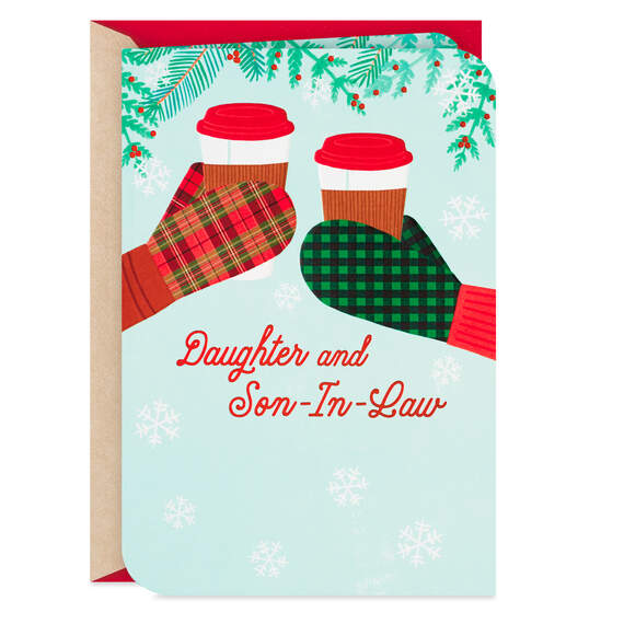 Comfort and Joy Christmas Card for Daughter and Son-in-Law