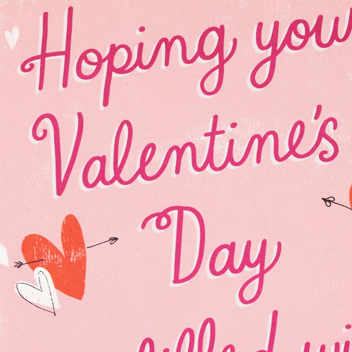 Candy Hearts Musical Pop-Up Valentine's Day Card Card Front Detail image number 4