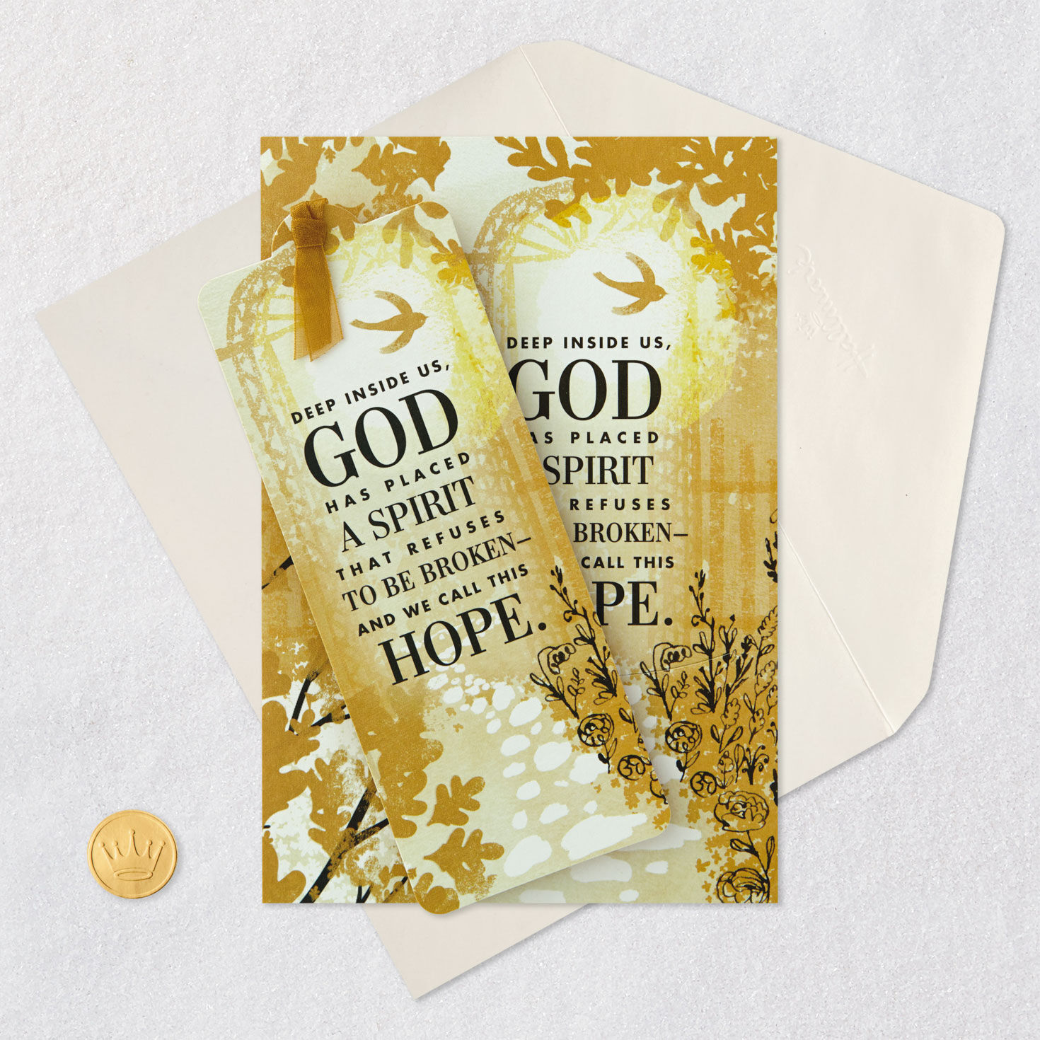 God's Got Religious Encouragement Card Open card with envelope image number 6