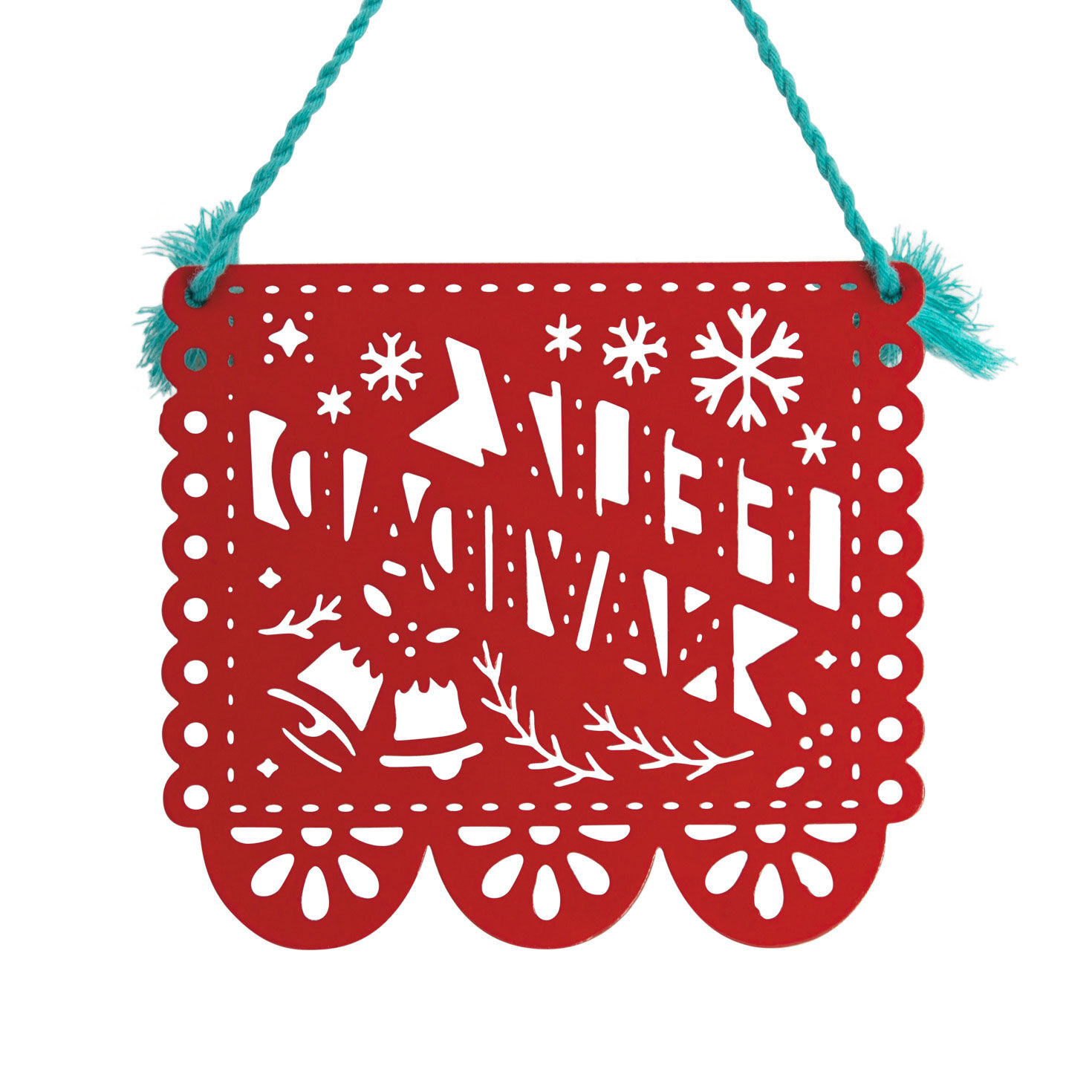 Vida Papel Picado Metal Hallmark Ornament, , large image number 5