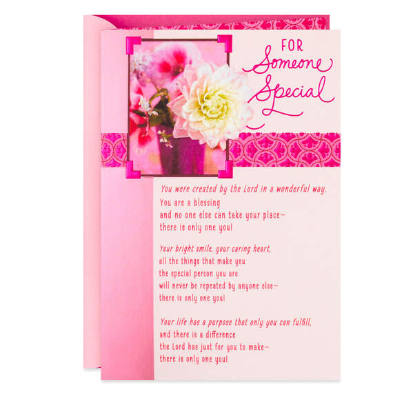 Only One You Religious Birthday Card, , large image number 1