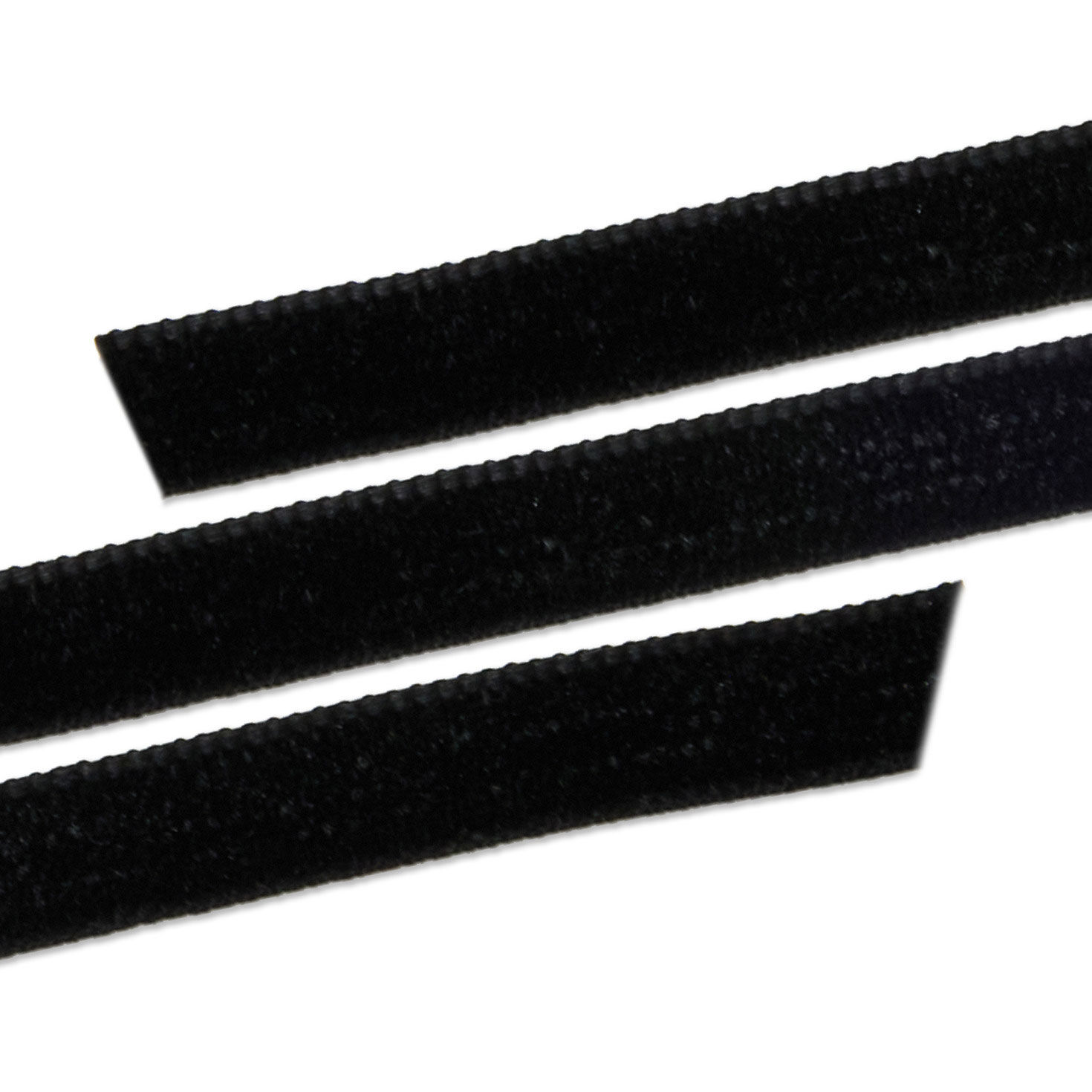 Black Velvet Skinny Christmas Ribbon upclose view image number 4