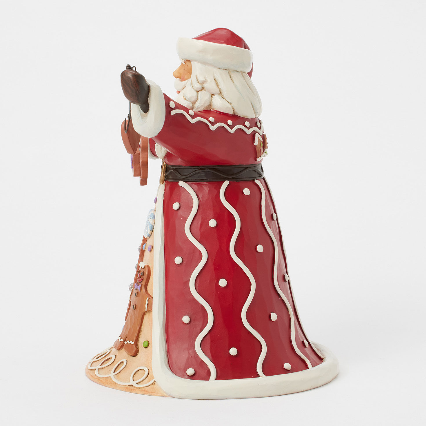 Jim Shore Heartwood Creek Santa With Gingerbread Garland Figurine, 9.25" for only USD 87.99 | Hallmark