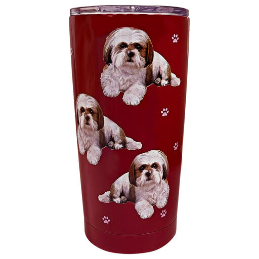 E&S Pets Shih Tzu Stainless Steel Tumbler, 20 oz., 