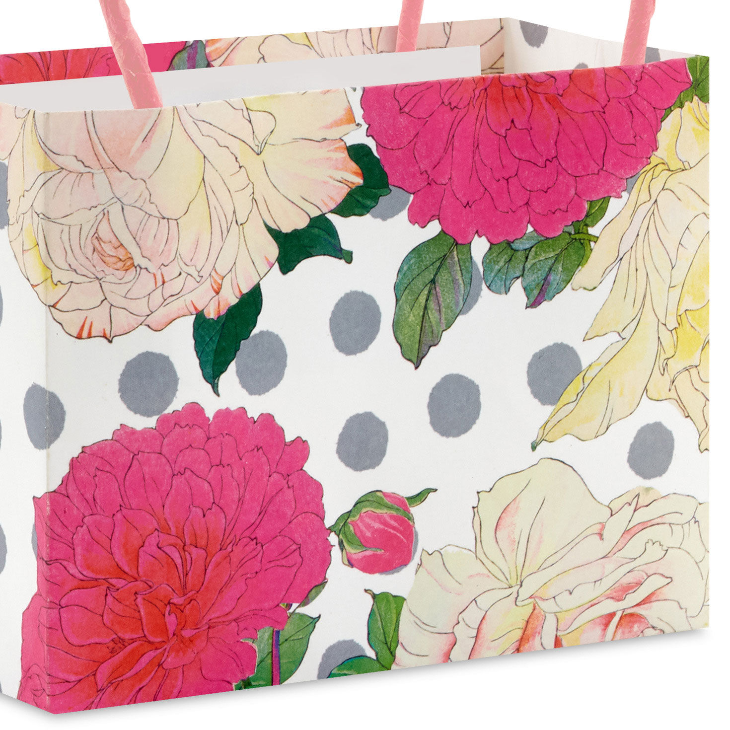 4" Pink Garden Floral Mini Horizontal Gift Bag Bundle for only USD 7.99 | Hallmark