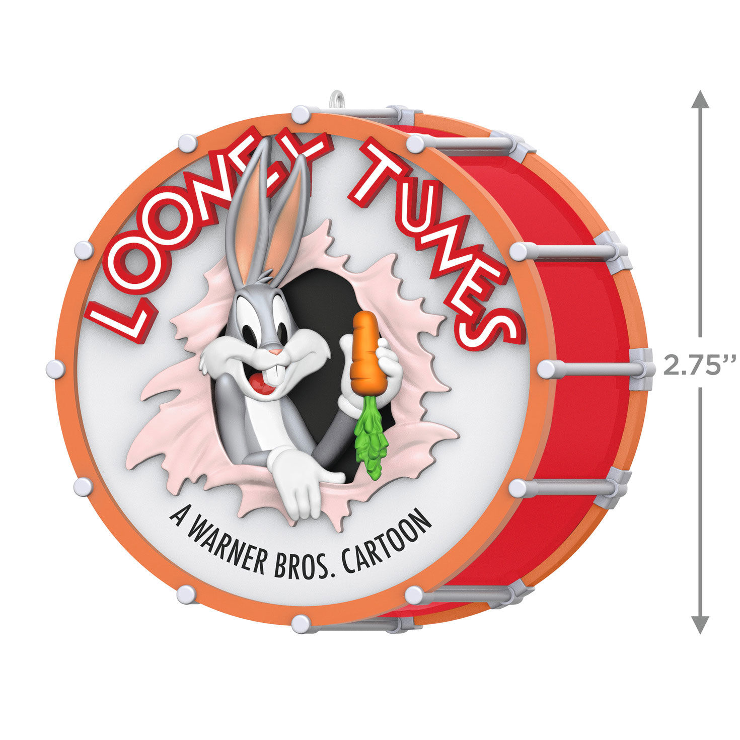 Looney Tunes Bugs Bunny Keepsake Ornament measurement image number 3