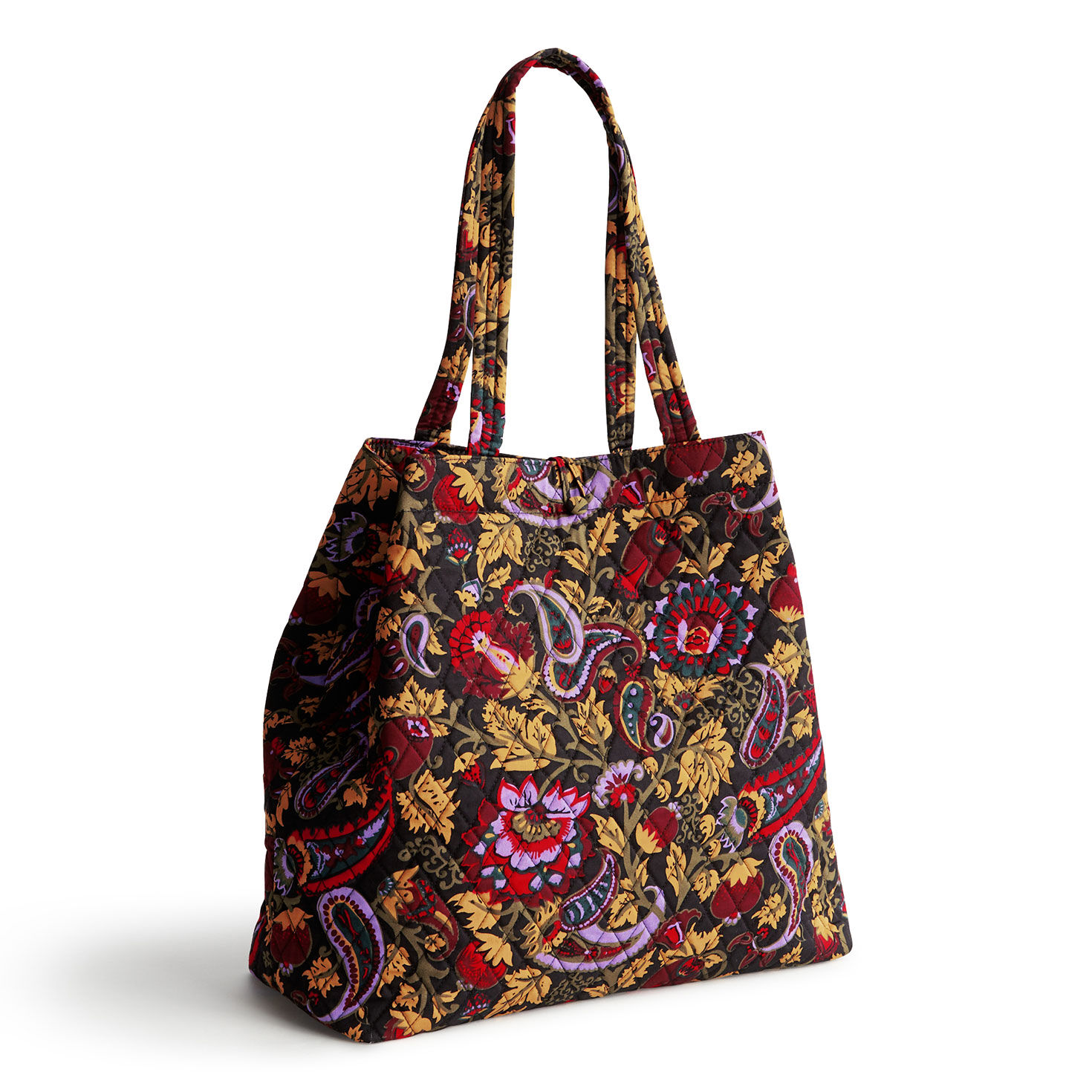 Vera Bradley Original Tote in Midnight Garden Paisley Handbags Purses Hallmark