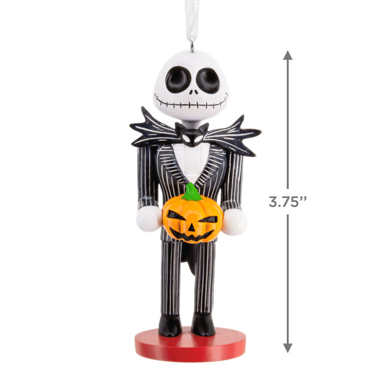 Jack Skellington Nutcracker Christmas Ornament measurement image number 3