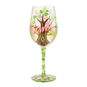 Life Is Better With Family Handpainted Wine Glass  image number 2