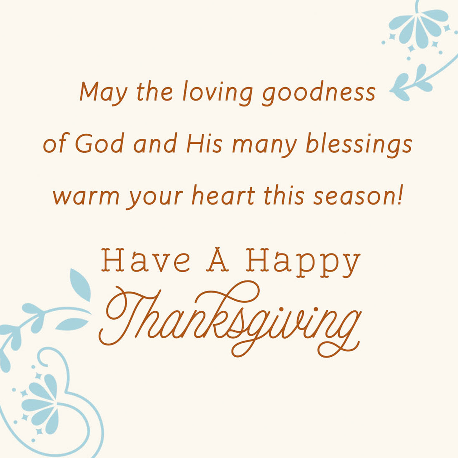 May His Blessings Warm Your Heart Religious Thanksgiving Card for only USD 2.00 | Hallmark