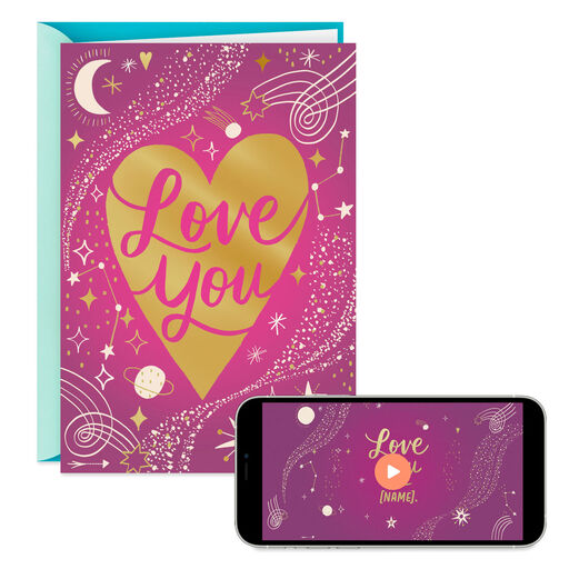 Lucky to Love You Video Greeting Love Card, 
